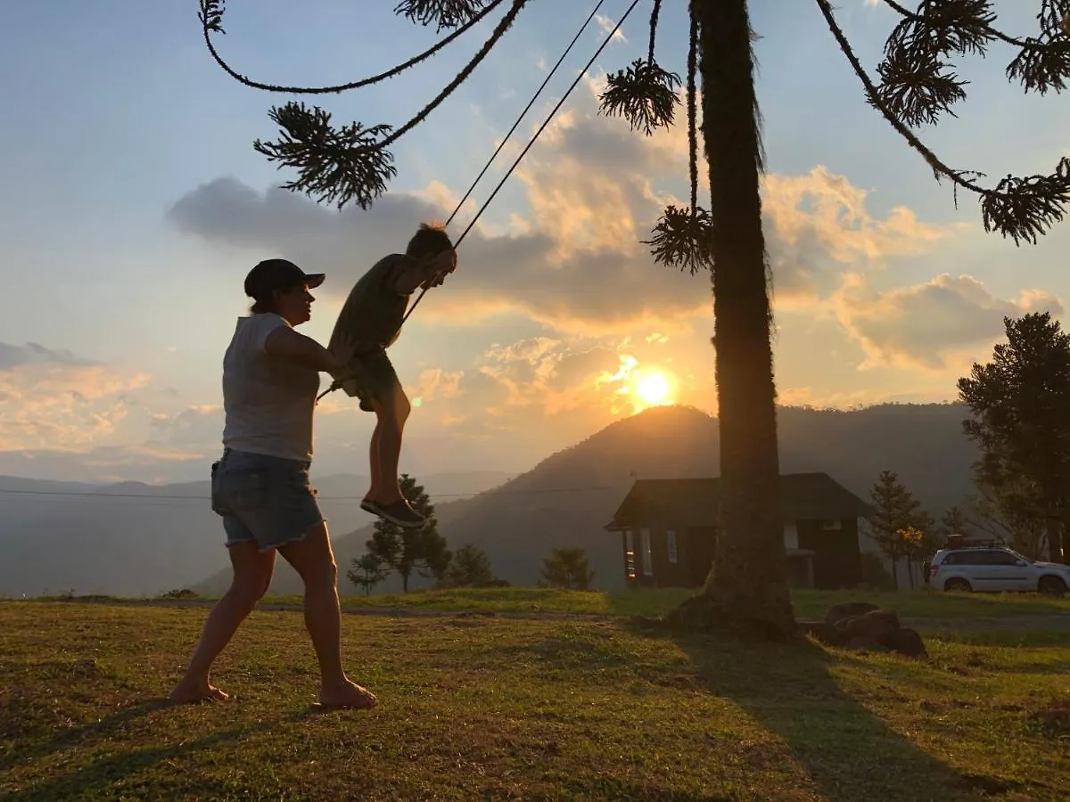 Domek alpejski Pousada Colina Dos Ventos - Cabana Alpha Urubici Brazylia